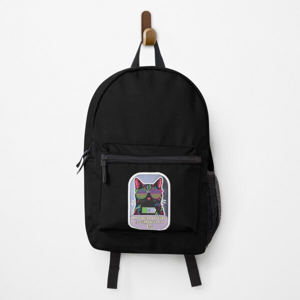 Item preview, Sarcastic Black Cat Mental Health Sticker Pack designed and sold by Cosmic Catnip Art.
