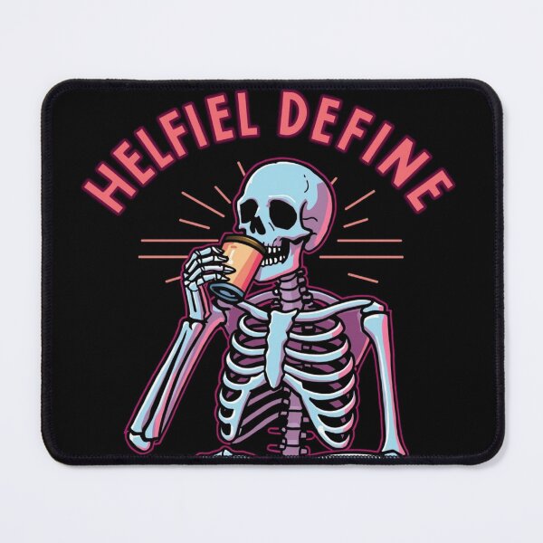 Item preview, Helpless but Caffeinated designed and sold by ChaoticCircusCo.