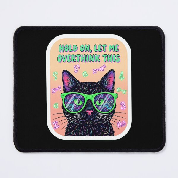 Item preview, Sarcastic Black Cat Mental Health Sticker Pack designed and sold by Cosmic Catnip Art.