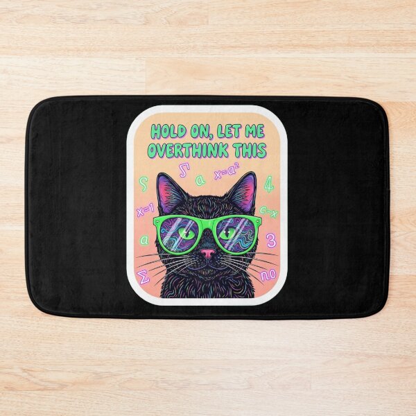 Item preview, Sarcastic Black Cat Mental Health Sticker Pack designed and sold by Cosmic Catnip Art.