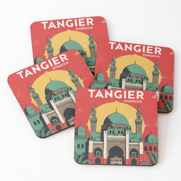 Item preview, Tangier Morocco Retro Vintage Travel Design designed and sold by TravelersGems.