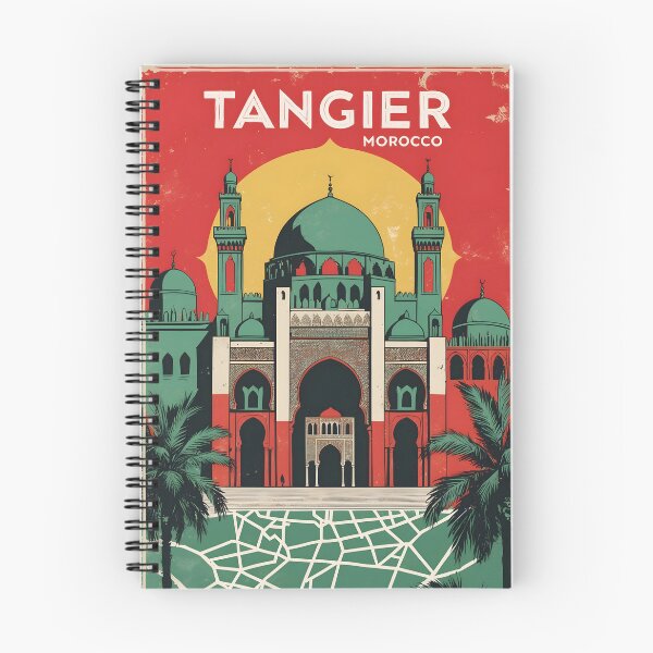 Artikelvorschau, Tanger, Marokko – Retro-Vintage-Reisedesign entworfen und verkauft von TravelersGems.