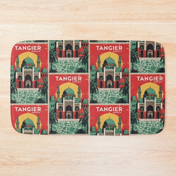 Item preview, Tangier Morocco Retro Vintage Travel Design designed and sold by TravelersGems.