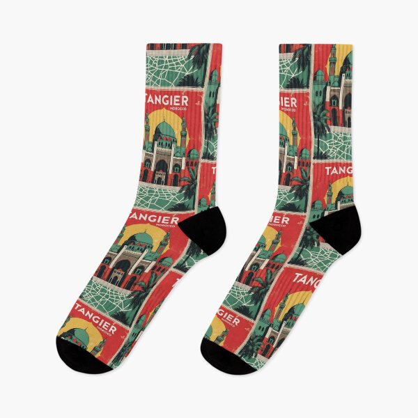 Item preview, Tangier Morocco Retro Vintage Travel Design designed and sold by TravelersGems.