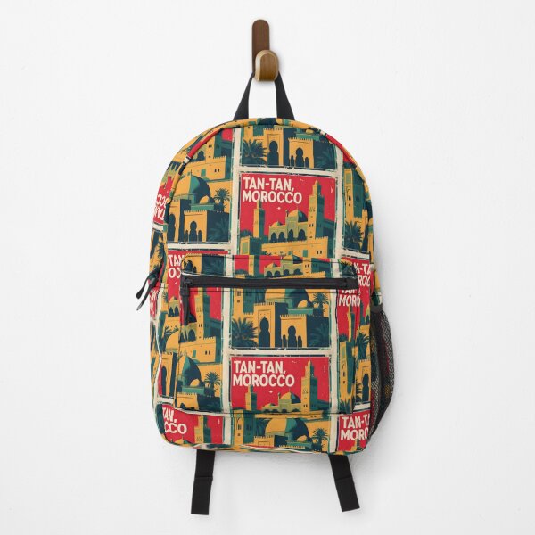 Item preview, Tan Tan Morocco Retro Vintage Travel Design designed and sold by TravelersGems.