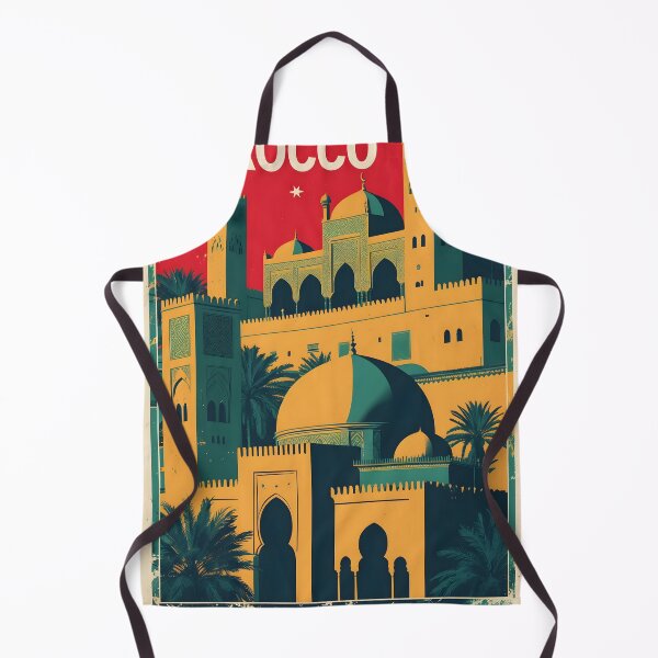Item preview, Tan Tan Morocco Retro Vintage Travel Design designed and sold by TravelersGems.