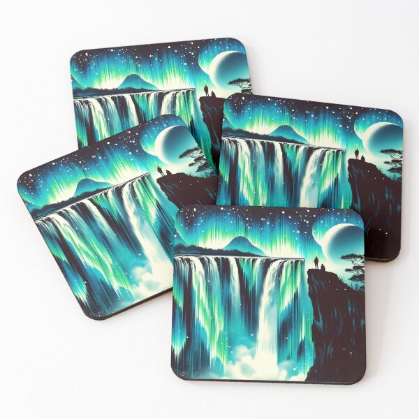 Item preview, Aurora Borealis and Eclipse, Ai Generated Art   designed and sold by ACC .