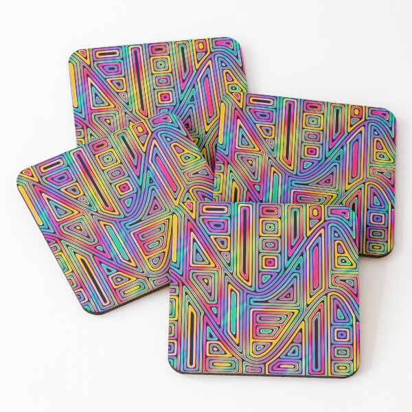 Item preview, abstract geometric landscape 7 designed and sold by chambergambit.
