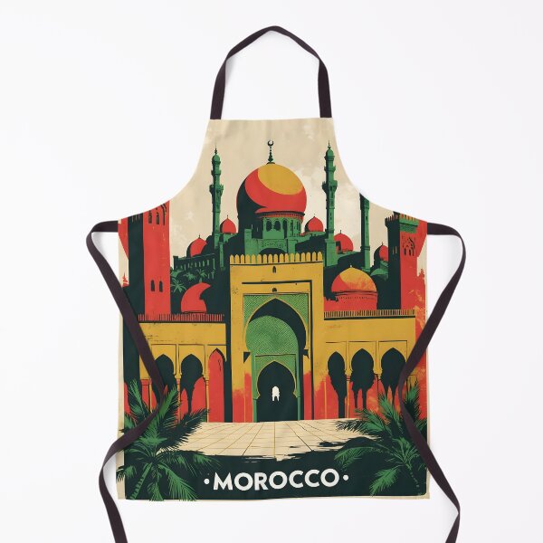 Item preview, Taourirt Morocco Retro Vintage Travel Design designed and sold by TravelersGems.