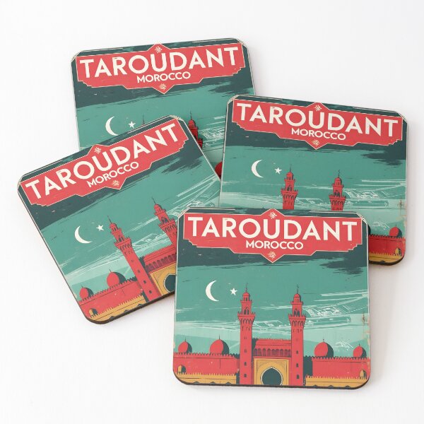 Item preview, Taroudant Morocco Retro Vintage Travel Design designed and sold by TravelersGems.