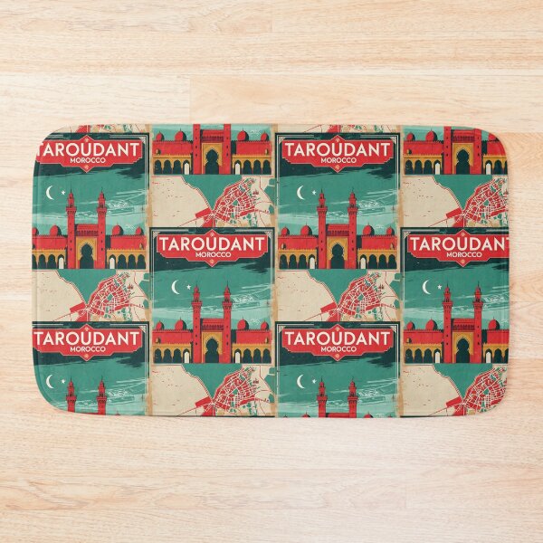 Item preview, Taroudant Morocco Retro Vintage Travel Design designed and sold by TravelersGems.