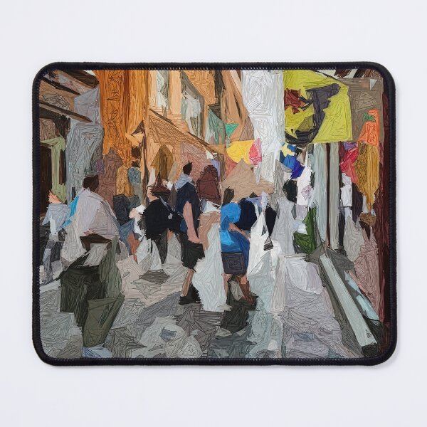 Item preview, A narrow street filled with people in Cubist Art  designed and sold by drozdovs16.