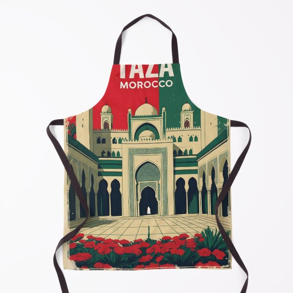 Item preview, Taza Morocco Retro Vintage Travel Design designed and sold by TravelersGems.