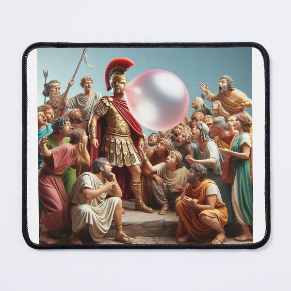 Item preview, Alexander the Gum — Conqueror of Bubbles designed and sold by FlatlineArtCo.