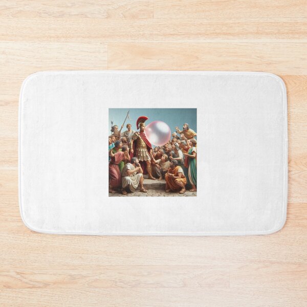 Item preview, Alexander the Gum — Conqueror of Bubbles designed and sold by FlatlineArtCo.