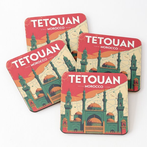 Item preview, Tetouan Morocco Retro Vintage Travel Design designed and sold by TravelersGems.