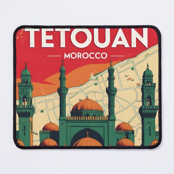 Item preview, Tetouan Morocco Retro Vintage Travel Design designed and sold by TravelersGems.