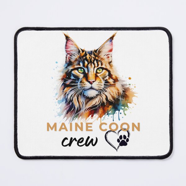 Item preview, Maine Coon Crew Watercolor Design – Colorful Fluffy Cat Lover Gift for Maine Coon Owners designed and sold by ArcticFoxStudio.