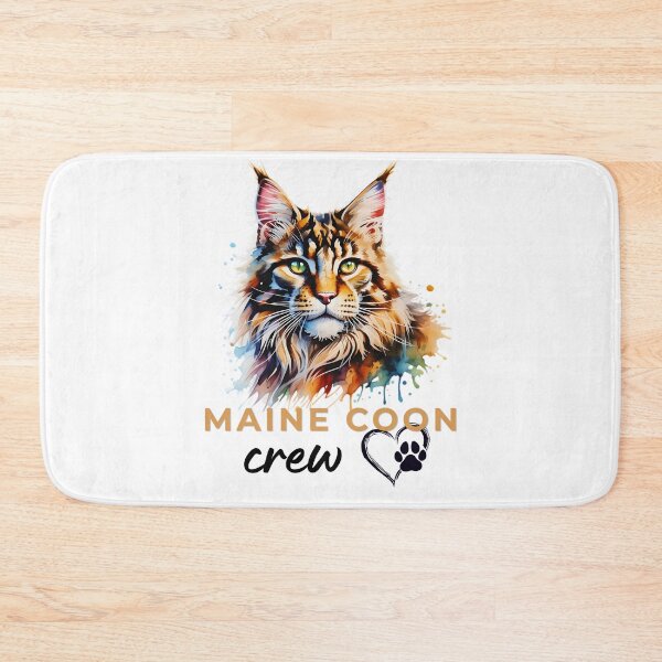 Item preview, Maine Coon Crew Watercolor Design – Colorful Fluffy Cat Lover Gift for Maine Coon Owners designed and sold by ArcticFoxStudio.