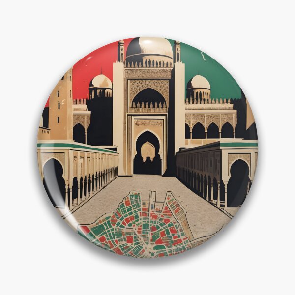 Item preview, Tiznit Morocco Retro Vintage Travel Design designed and sold by TravelersGems.