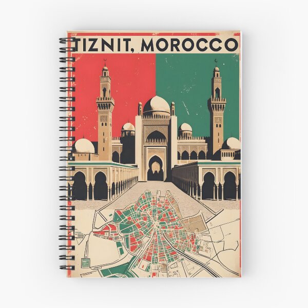 Item preview, Tiznit Morocco Retro Vintage Travel Design designed and sold by TravelersGems.
