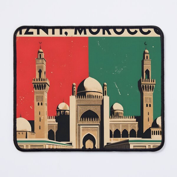 Item preview, Tiznit Morocco Retro Vintage Travel Design designed and sold by TravelersGems.