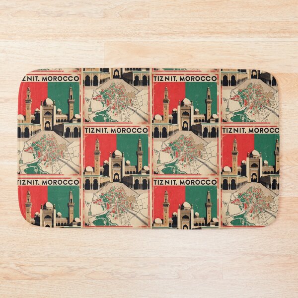 Item preview, Tiznit Morocco Retro Vintage Travel Design designed and sold by TravelersGems.