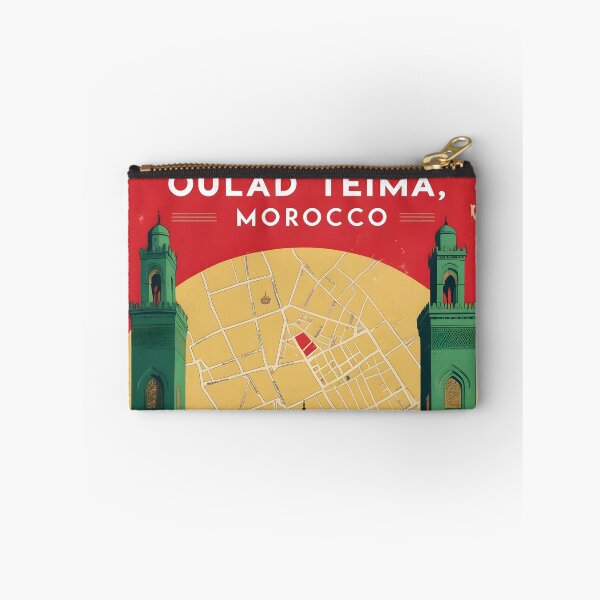 Item preview, Oulad Teima Morocco Retro Vintage Travel Design designed and sold by TravelersGems.