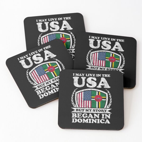 Item preview, I May Live In USA But My Story Began In Dominica designed and sold by GabbyKash.