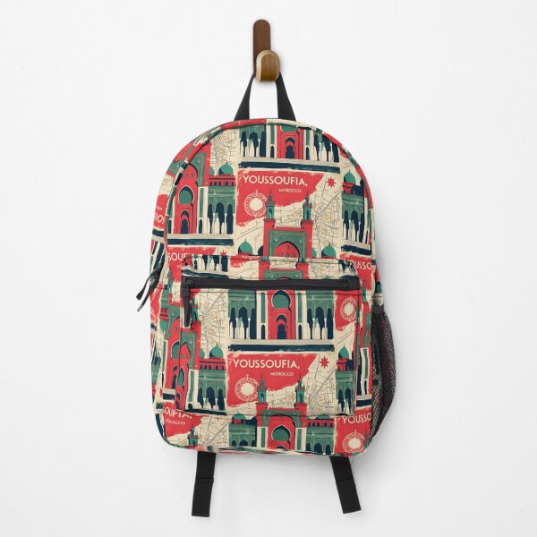 Item preview, Youssoufia Morocco Retro Vintage Travel Design designed and sold by TravelersGems.