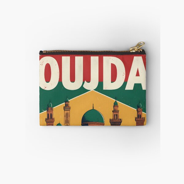 Item preview, Oujda Morocco Retro Vintage Travel Design designed and sold by TravelersGems.