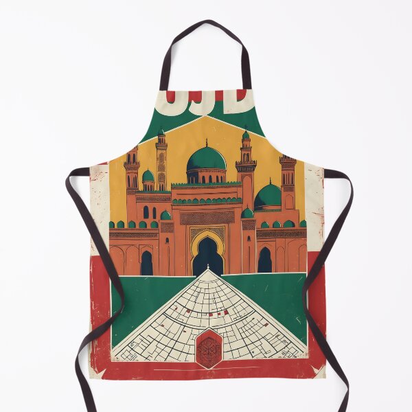 Item preview, Oujda Morocco Retro Vintage Travel Design designed and sold by TravelersGems.