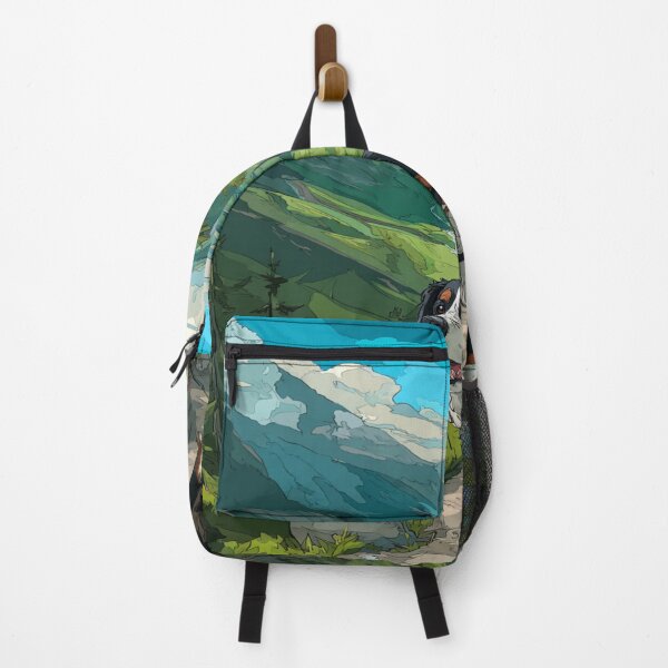 Item preview, Bernese Dog in Mountains designed and sold by NicolasGlowArt.