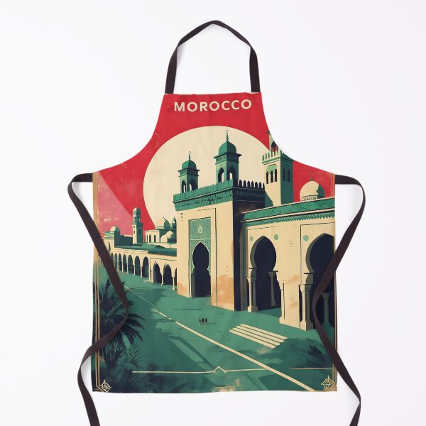 Item preview, Nador Morocco Retro Vintage Travel Design designed and sold by TravelersGems.