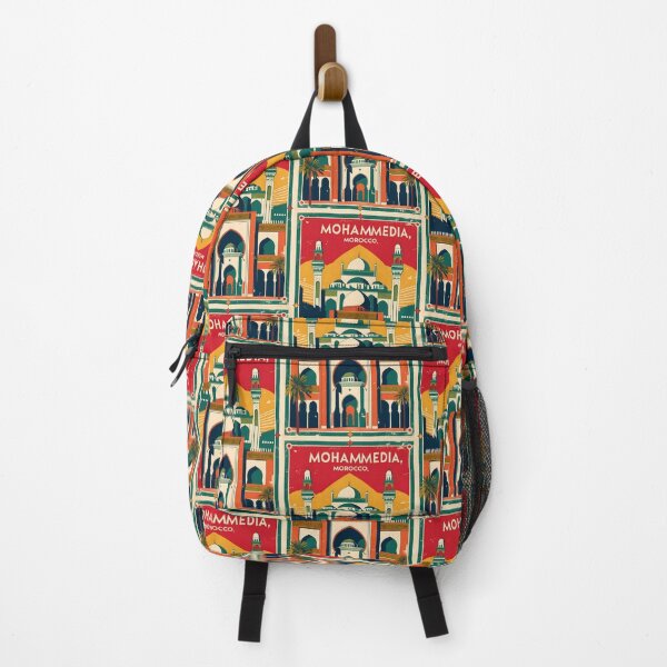Item preview, Mohammedia Morocco Retro Vintage Travel Design designed and sold by TravelersGems.