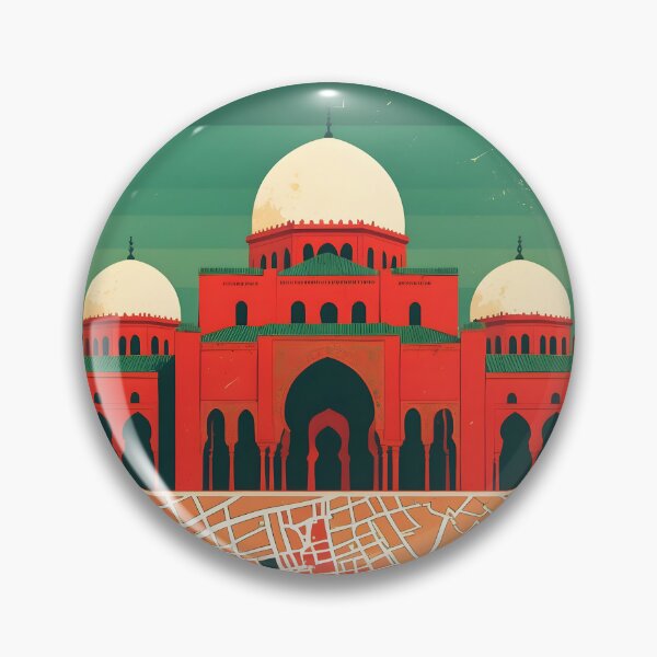 Item preview, Larache Morocco Retro Vintage Travel Design designed and sold by TravelersGems.