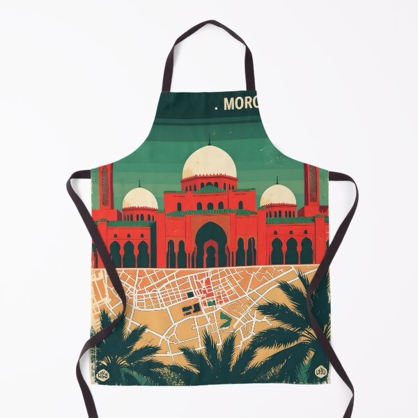 Item preview, Larache Morocco Retro Vintage Travel Design designed and sold by TravelersGems.