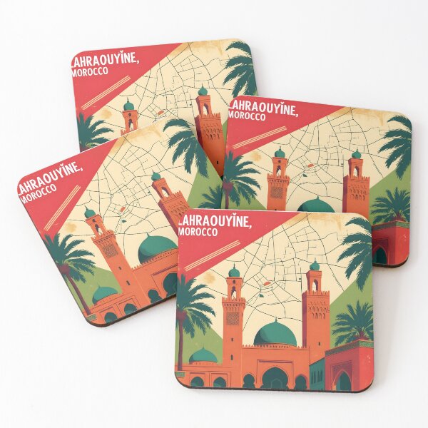 Item preview, Lahraouyine Morocco Retro Vintage Travel Design designed and sold by TravelersGems.