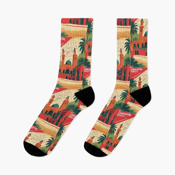Item preview, Lahraouyine Morocco Retro Vintage Travel Design designed and sold by TravelersGems.