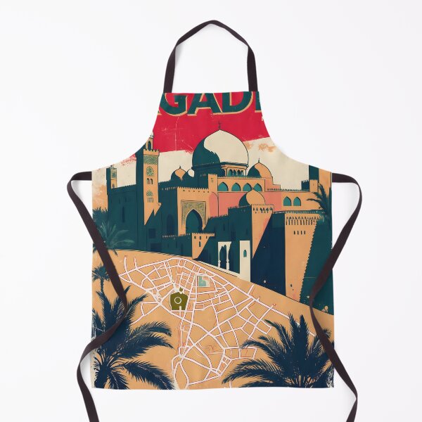Item preview, Agadir Morocco Retro Vintage Travel Design designed and sold by TravelersGems.