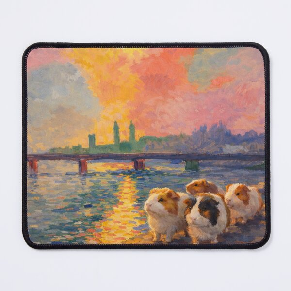 Item preview, Guinea Pigs at Charing Cross Bridge (After Derain) designed and sold by gandolfwizard.