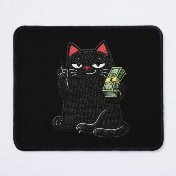 Item preview, Money mindset black cat design hustle ambition rich aesthetic meme designed and sold by ColorSplash123.