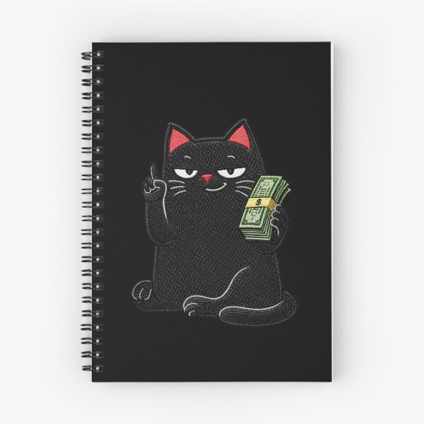 Item preview, Money mindset black cat design hustle ambition rich aesthetic meme designed and sold by ColorSplash123.