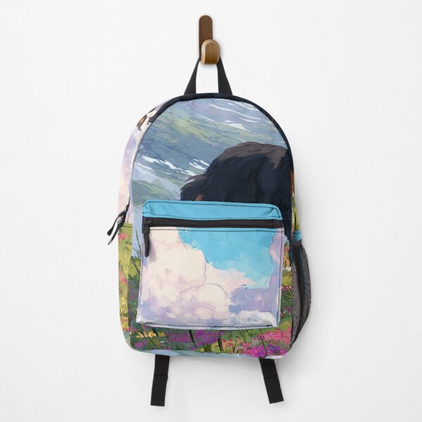 Item preview, Bernese Dog In Mountains designed and sold by NicolasGlowArt.