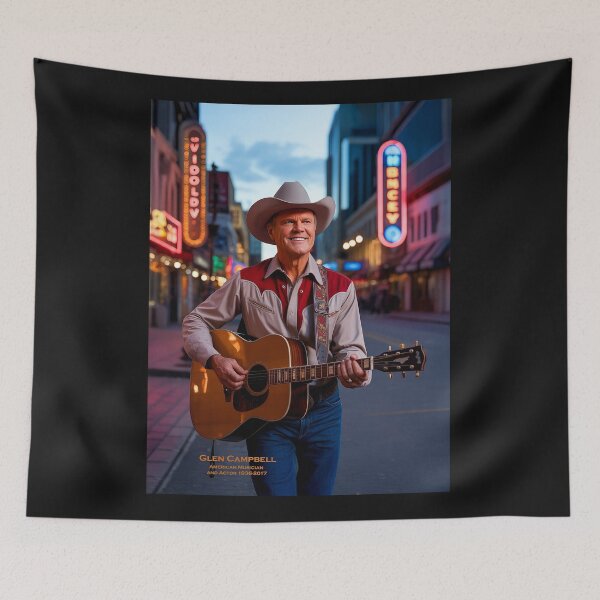 Item preview, GLEN CAMPBELL - Wall Art - American Musician and Actor 1936-2017 designed and sold by DBM Photo Art 1.