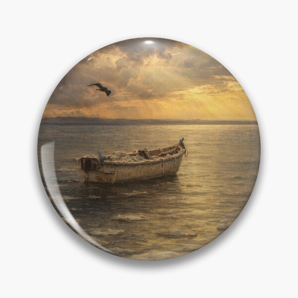 Item preview, Small Boat Between Light And Darkness  designed and sold by drozdovs16.