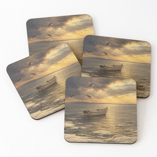 Item preview, Small Boat Between Light And Darkness  designed and sold by drozdovs16.