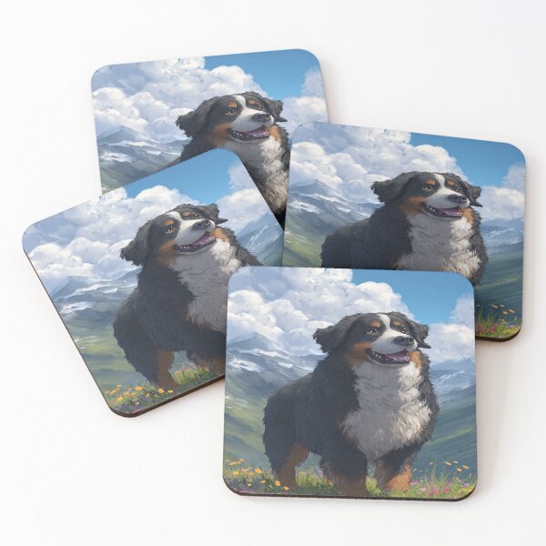 Item preview, Bernese Mountain Dog designed and sold by NicolasGlowArt.