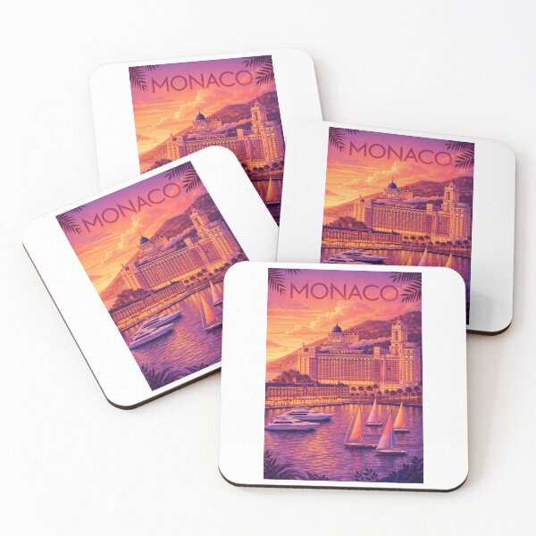 Item preview, Sunset in Monaco  designed and sold by ArtQueen777.