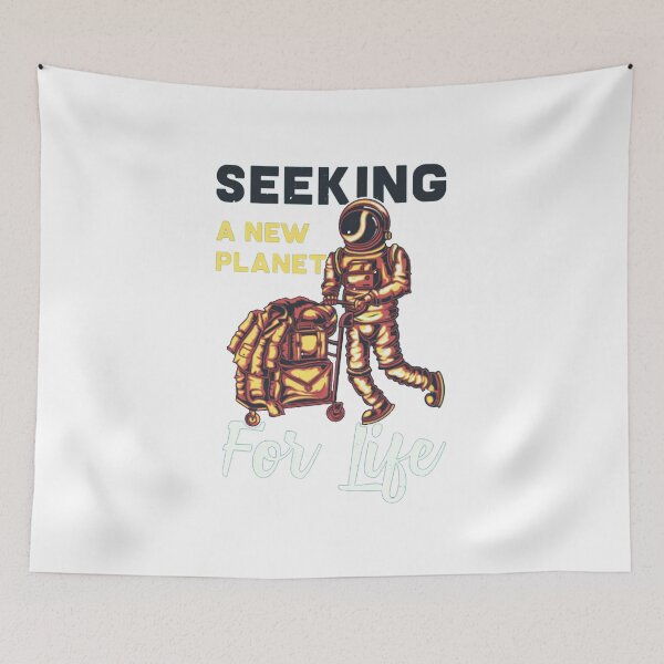 Item preview, Seeking a New Planet For Life Space Exploration Sci-Fi Design designed and sold by The Curated Palett.